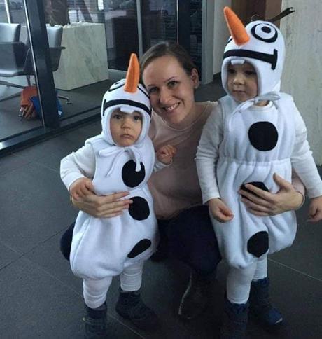 Karnevalový kostym "olaf", 