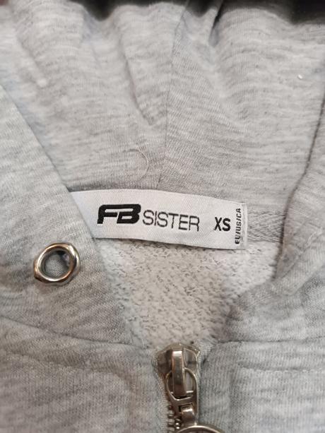 Sivá mikina veľ. xs, xs