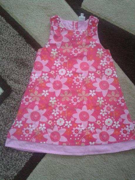 Kvietočkové šaty na 3 roky, 98