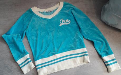 Dámska modrá mikina terranova, terranova,l