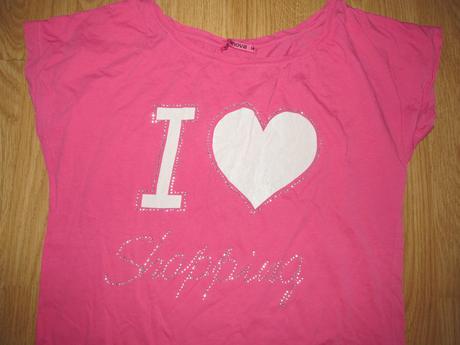 Ružové tričko zo srdiečkom v. m, terranova,m