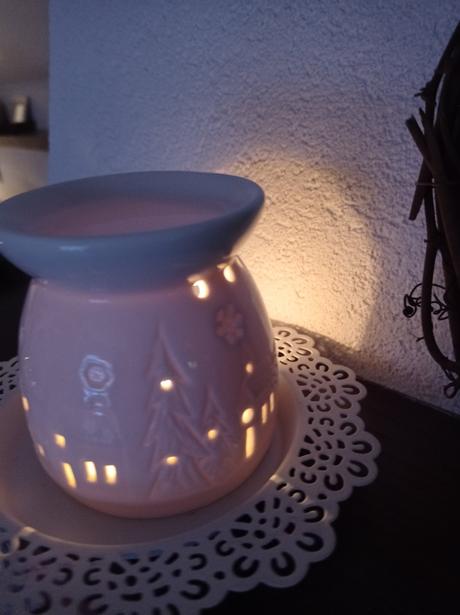 Aromalampa dedina, domčekovo -  difuzer - svietnik, 