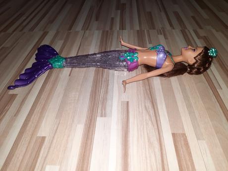 Barbie bruneta morská víla panna mermaidia, 