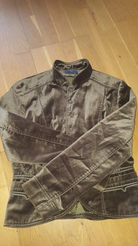 Zamatové sako, h&m,42