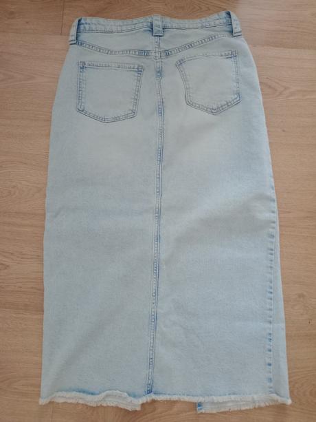 Riflová sukňa, h&m,170