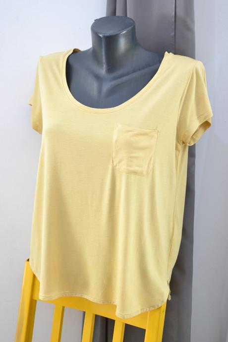 Žlté tričko m, h&m,m