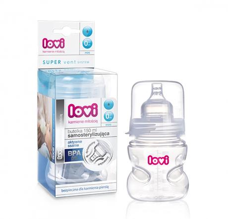 Dynamická fľaša podporujúca aktívne sanie 150 ml, lovi