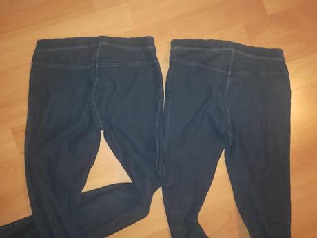 2x sivé legínky, mango, 140, 140