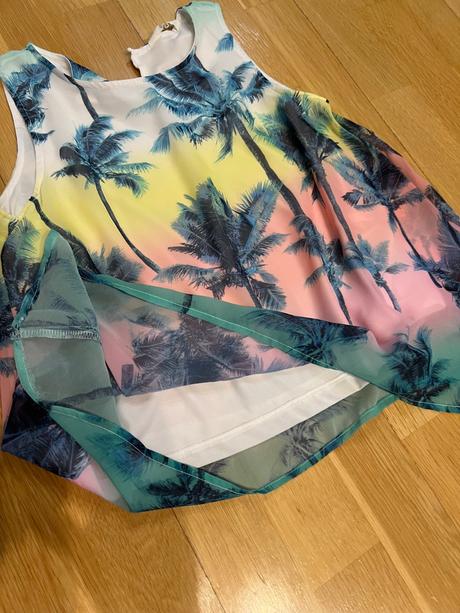 Šifónový topík, h&m,152