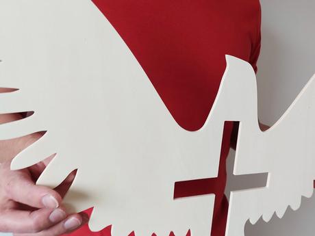 Výzdoba do kostola holubica,