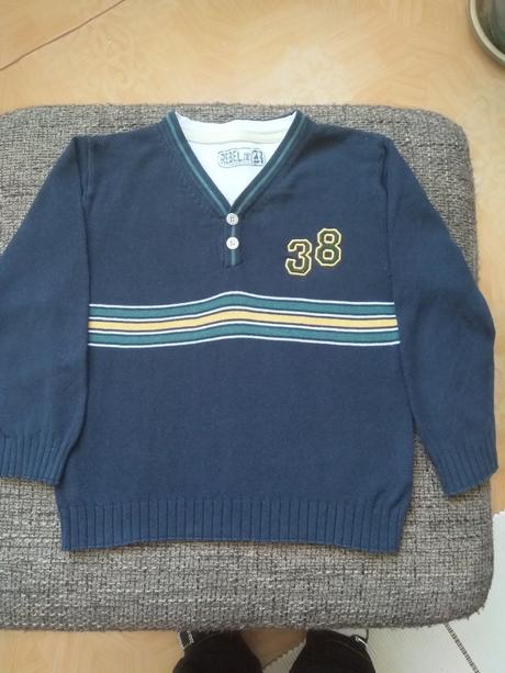 Tmavomodrý pulóver, rebel,122