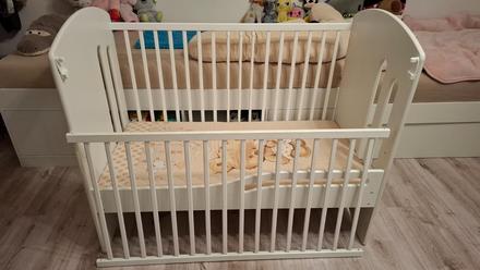 Postieľka 3v1, so spúšťacou bočnicou, vyberateľným, 