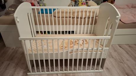 Postieľka 3v1, so spúšťacou bočnicou, vyberateľným, 