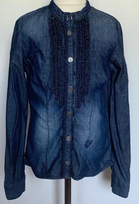 Liu jo dievčenská rifľov dievčenská rifľová košeľa, liu jo,146