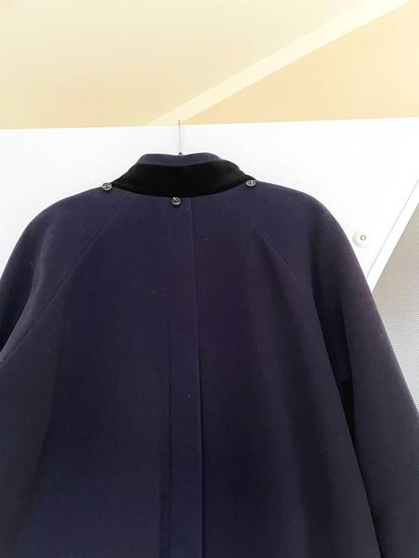 Luxusný dlhý vlnený kašmírový kabát, xl