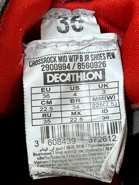 Topánky na jar-jeseň, quechua,36