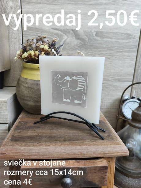 Sviečka na stojane výpredaj,