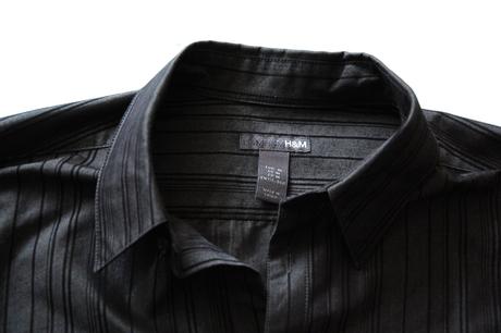 Elegantná tmavosivá košeľa, h&m,m