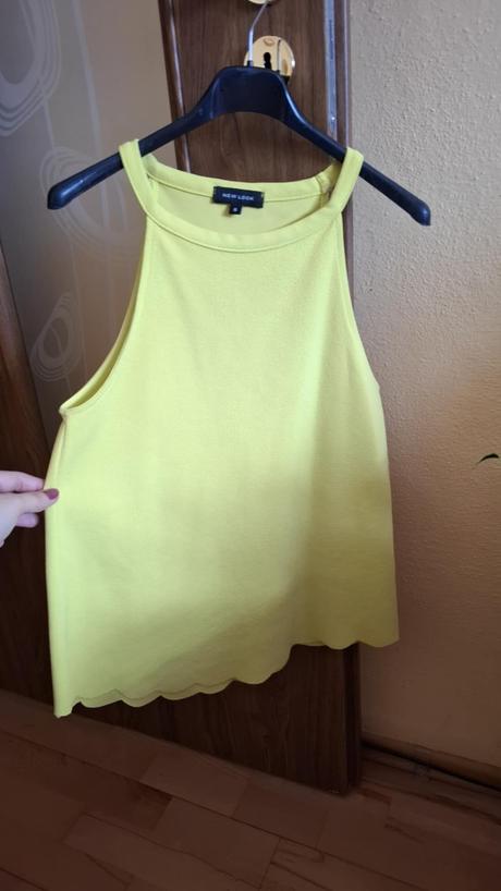 Zlty letny top, new look,s