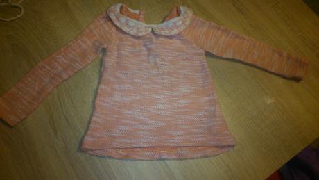 Oranzový svetrik, f&f,80