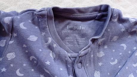 Overal na spanie, pyžamo modre, vesmír, lupilu,74