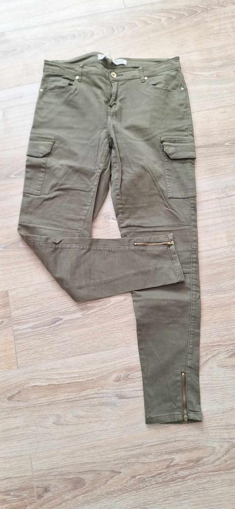 Dámske khaki jeansy, denim co,40