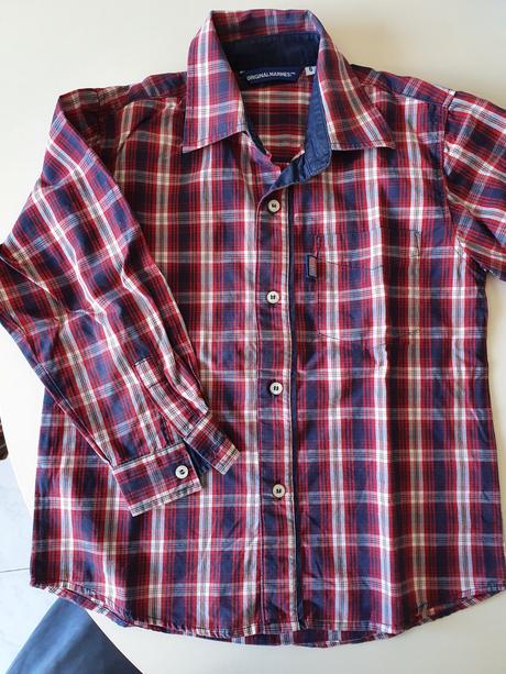 Károvaná košeľa, original marines,116