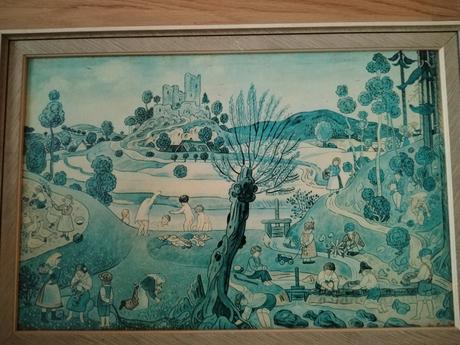 Retro obraz josef lada, 