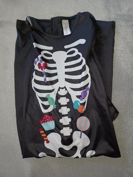 Kostým kostra helloween 5-6 rokov, 