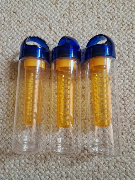 Fľaša na pitie s infuserom 3ks,