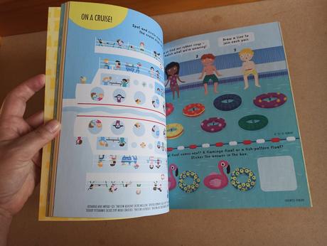 Let's go on holiday sticker activity,