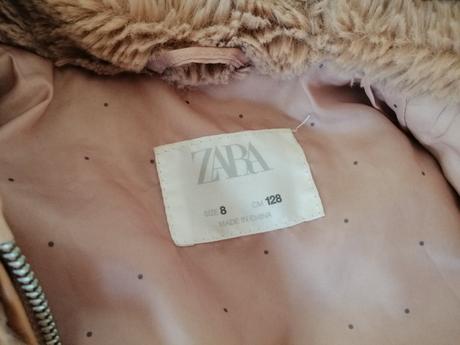 Kožušinkový kabát, zara, zara,128