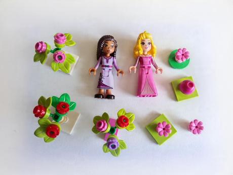 Lego figúrky disney, asha, aurora, nehrané, 