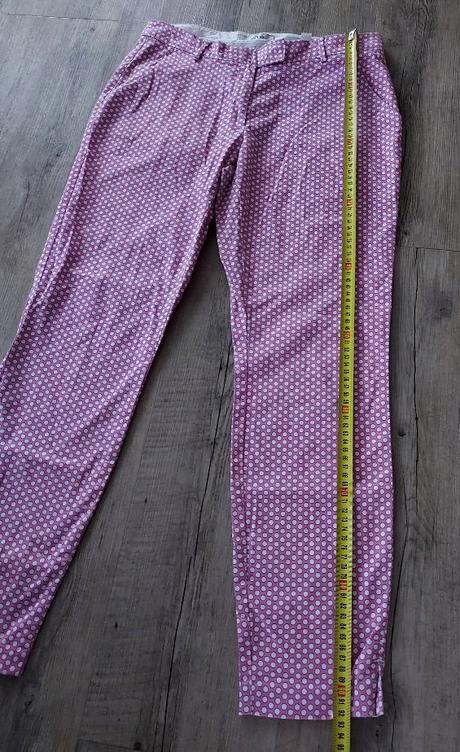 Ružové vzorované nohavice, tchibo,38