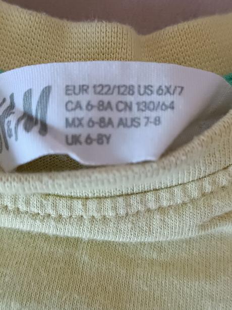 Tričko s krátkym rukávom, h&m,122