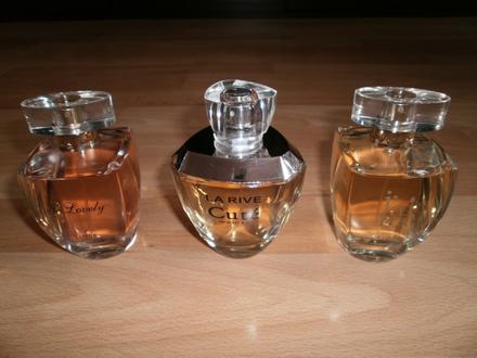 Dve párkrát vyskúšané parfumované vody, 