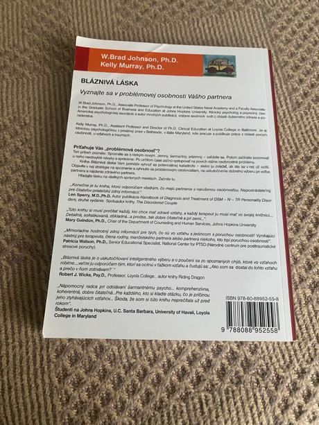 Psychológia bláznivá láska brad w. johnson kelly,