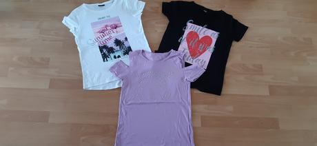 3ks letné tričká 158/164, takko,158