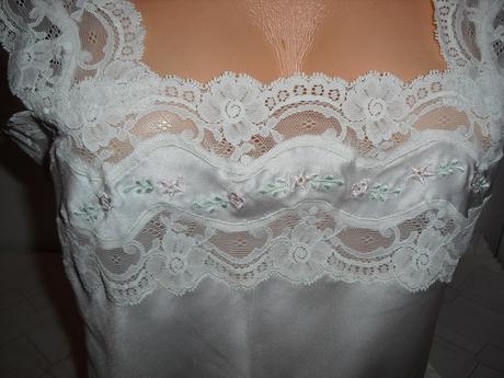 129 cm dlha svadobna satenova kosielka, l