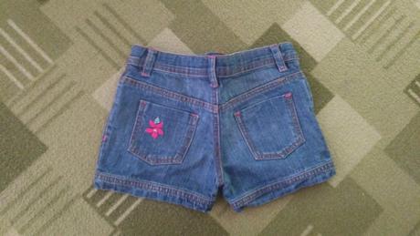 Dievčenské riflové kraťasy, 128