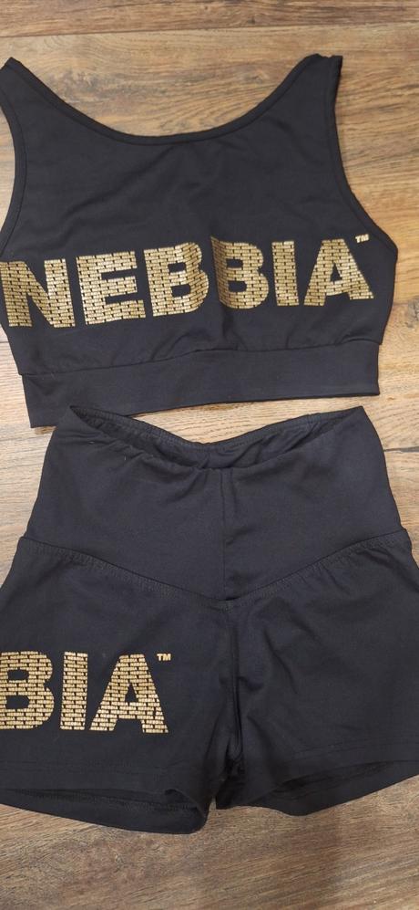 Nebbia komplet na cvičenie podprsenka kraťasy, nebbia,xs