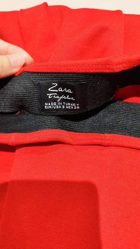 Zara sukňa červená, zara,xs