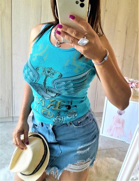 Tyrkys rebrovaný top-s, s