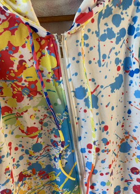 Teplá farebná mikina s kapucou v. 3xl, xxxl