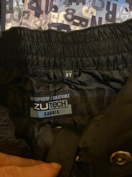 Zimná bunda + oteplovačky, 98