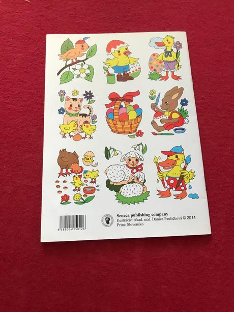 Omalovanka, rozmer 15 x 21 cm,