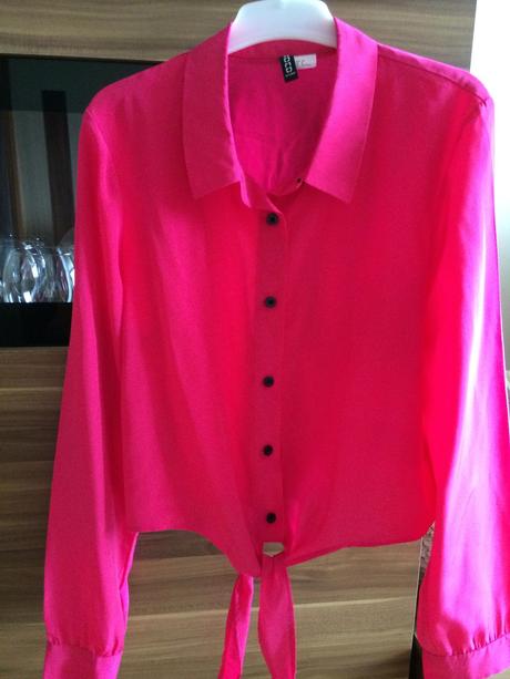 Košeľa s uväzovaním, h&m,38
