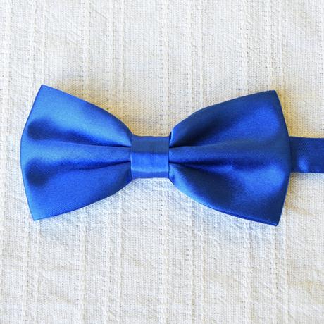 Jednoduchý, jednofarebný, saténový motýlik, 