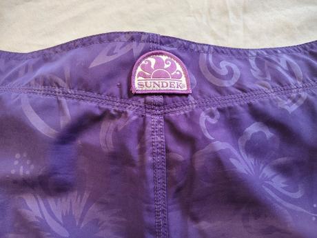 Pánske fialové kúpacie šortky, sundek, 36, xl, xl