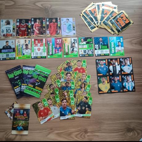 Futbalové karticky top class, world , adrenalyn,